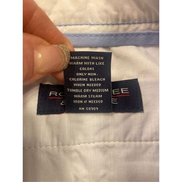 Roundtree & Yorke Men’s Classic Shorts Sx 48 Lt. Blue Cotton/Spandex Blend - Picture 8 of 8